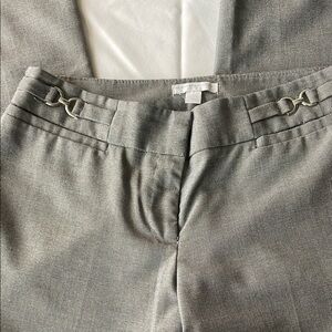 Gray Dress Pants with Silver Accents